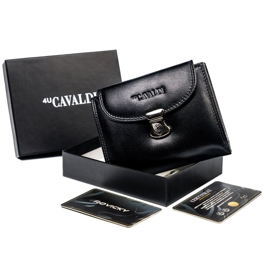 Гаманець жіночий Cavaldi RD-19-GCL BLACK Гаманець жіночий Cavaldi RD-19-GCL BLACK